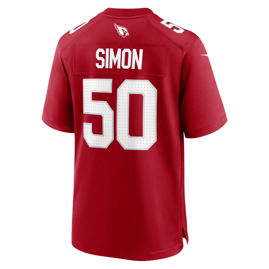 Arizona Cardinals Cody Simon Nike Team Game Jersey - Cardinal