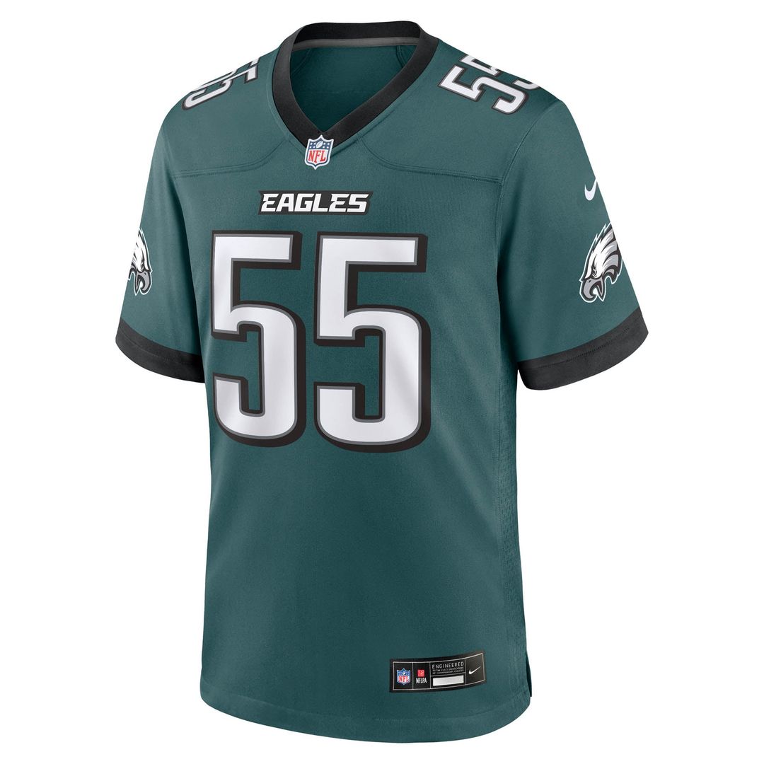 Philadelphia Eagles Brandon Graham Nike Team Game Jersey - Midnight Green