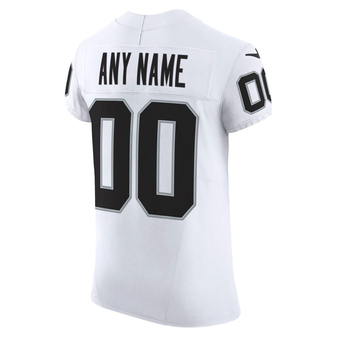 Las Vegas Raiders Nike Vapor F.U.S.E. Elite Custom Jersey - White