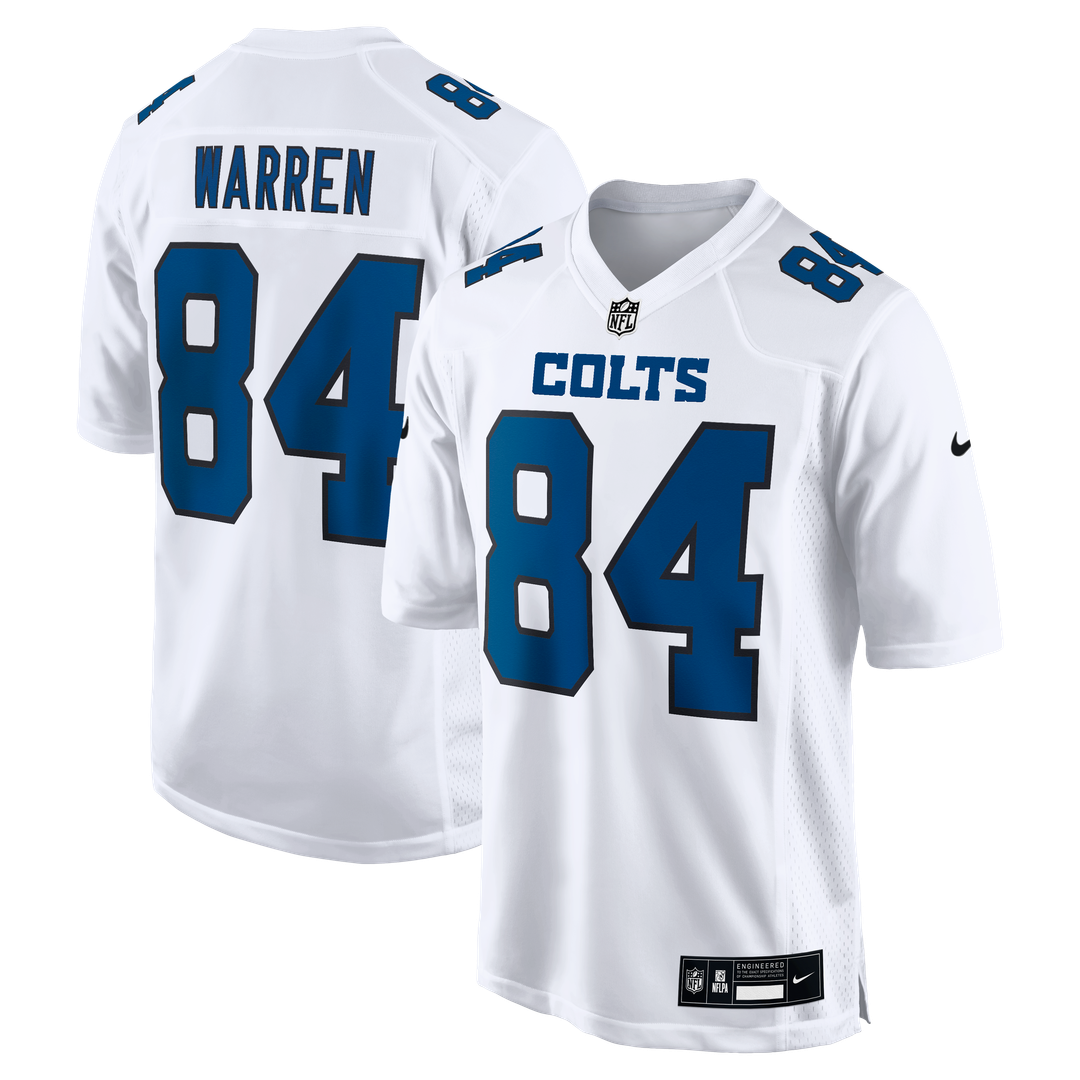 Indianapolis Colts Tyler Warren Nike Fashion Game Jersey - Carbon Black