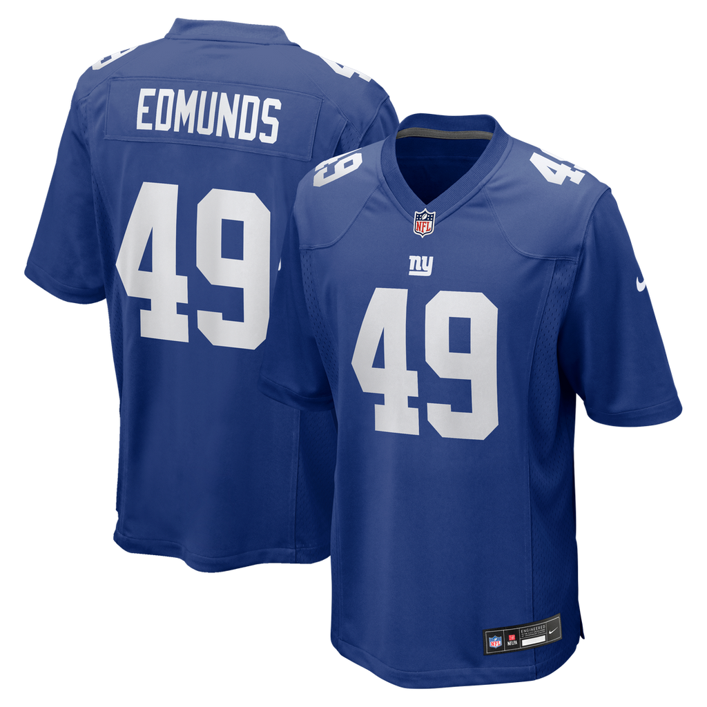 New York Giants Tremaine Edmunds Nike Team Game Jersey - Royal