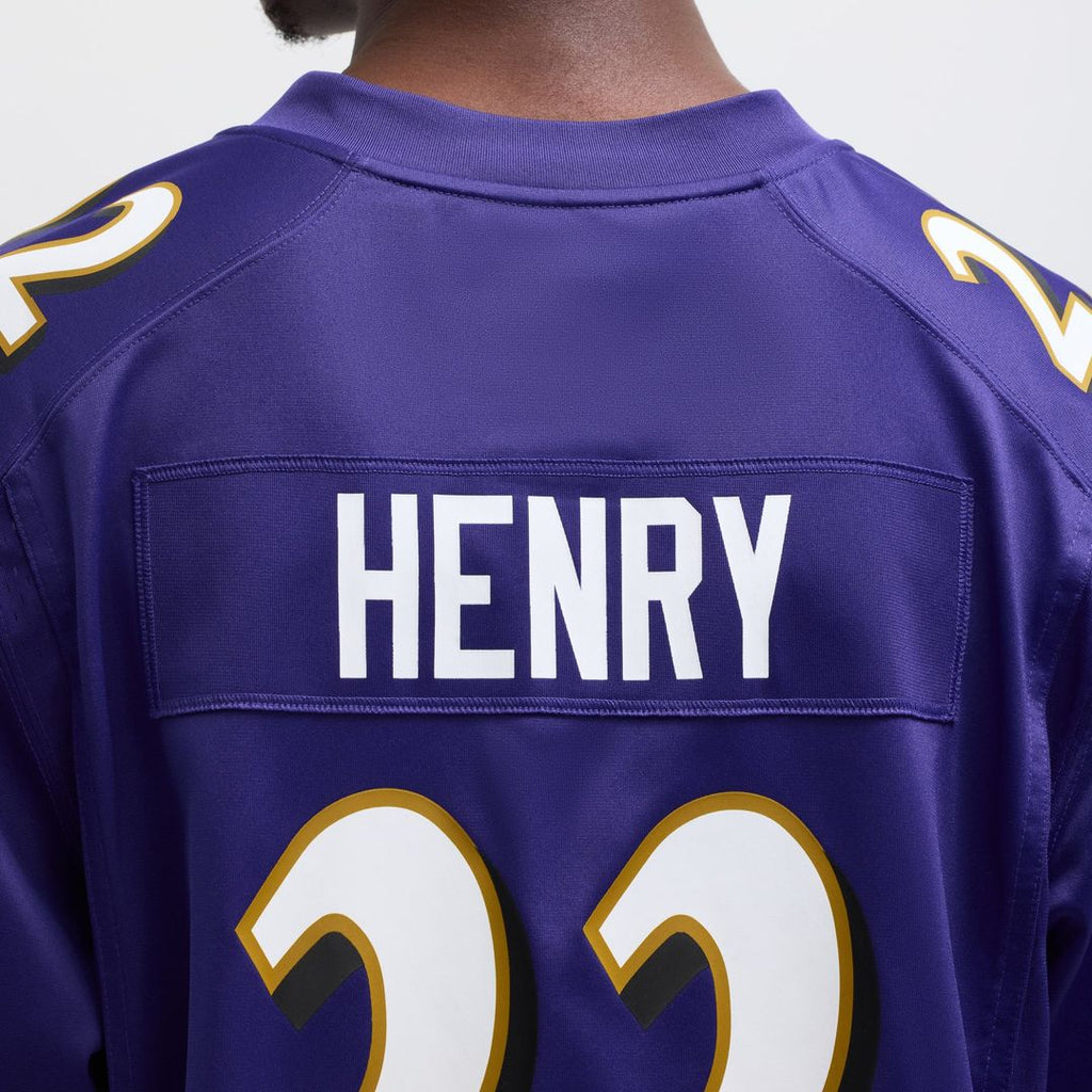 Baltimore Ravens Derrick Henry Nike Game Player Jersey - Purple