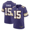 Minnesota Vikings Dallas Turner Nike Alternate Game Jersey - Purple
