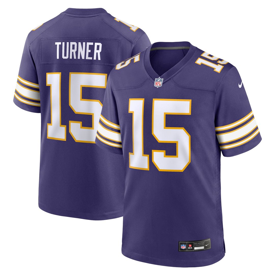 Minnesota Vikings Dallas Turner Nike Game Jersey - White