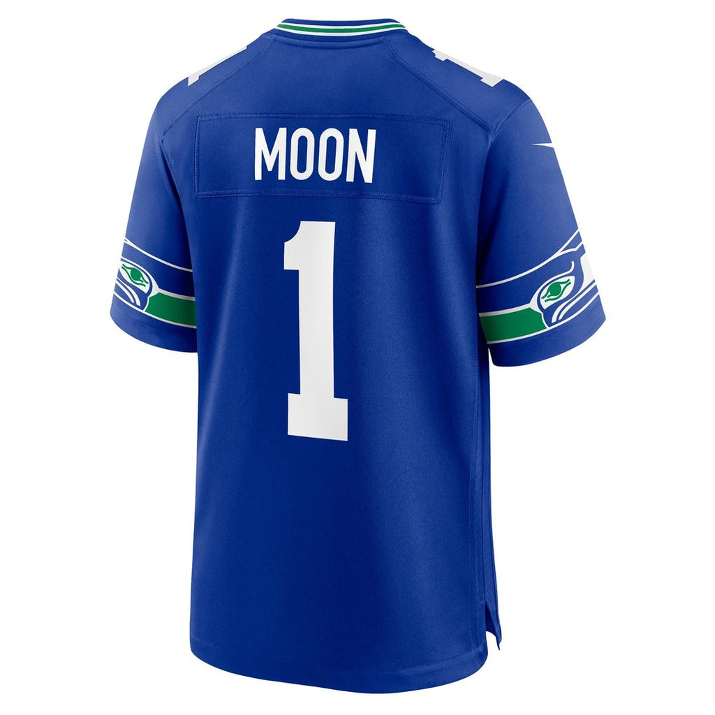 Seattle Seahawks Warren Moon Nike Retired Player Alternate Game Jersey - Royal