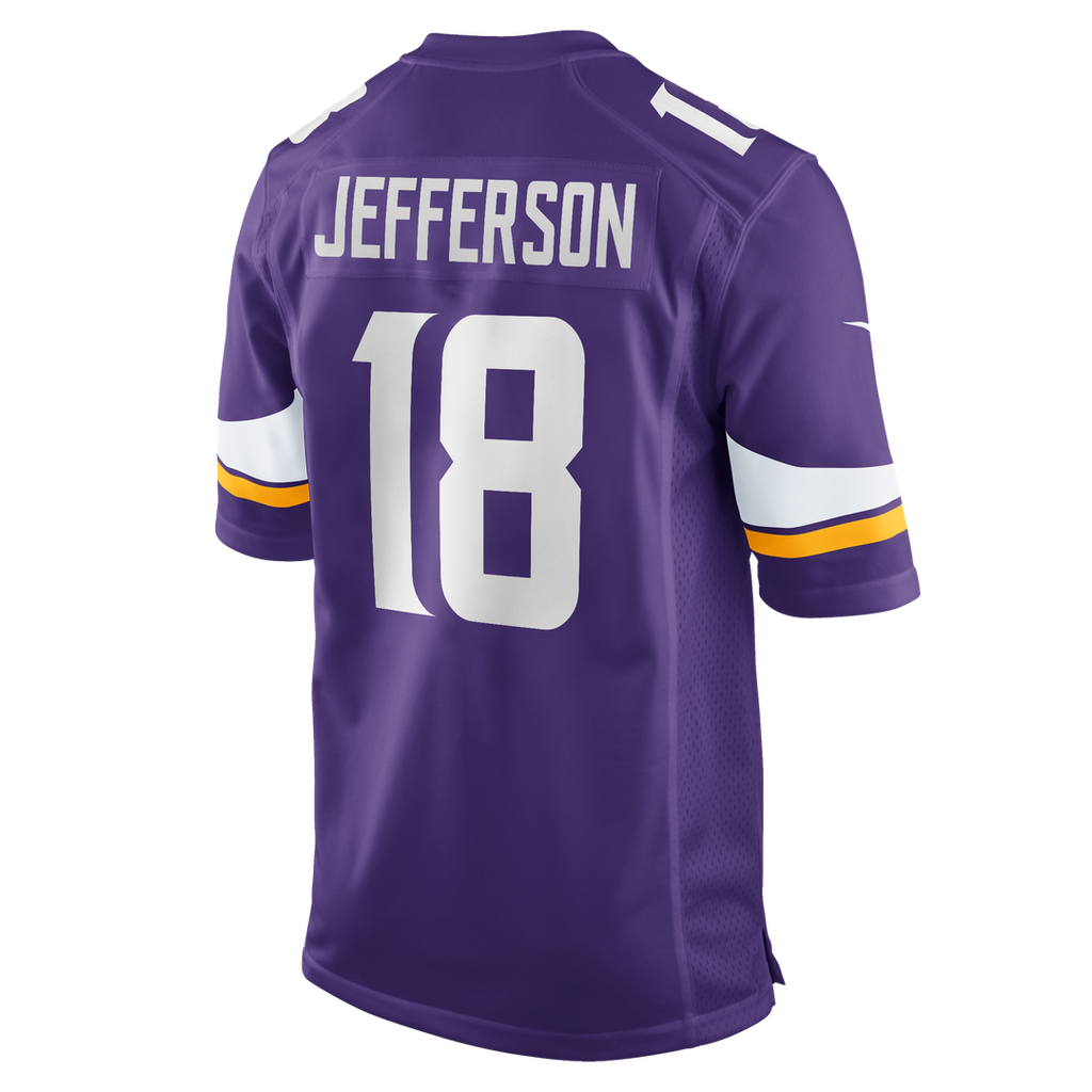 Minnesota Vikings Justin Jefferson Nike Player Game Jersey - Purple