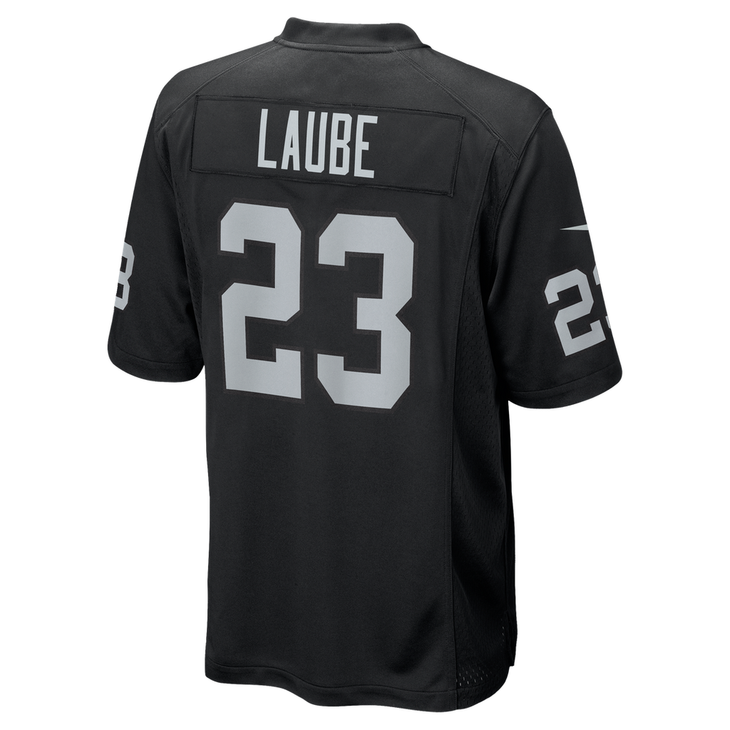 Las Vegas Raiders Dylan Laube Nike Team Game Jersey - Black