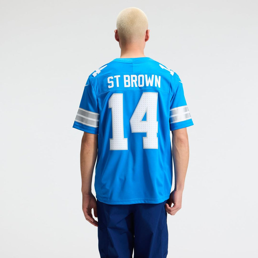 Detroit Lions Amon-Ra St. Brown Nike Vapor F.U.S.E. Stitched Limited Jersey - White