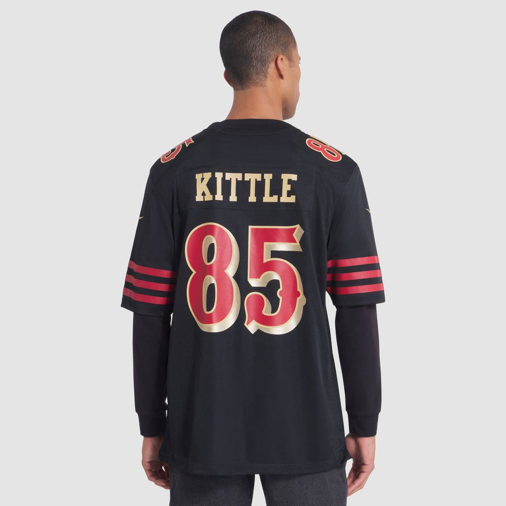 San Francisco 49ers George Kittle Nike Rivalries Collection Game Jersey - Black