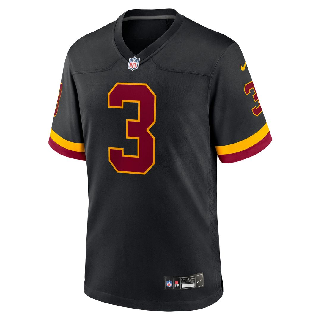 Washington Commanders Stefon Diggs Nike Alternate Game Jersey - Black