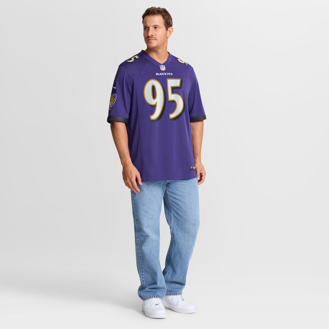 Baltimore Ravens Tavius Robinson Nike Team Game Jersey - Purple