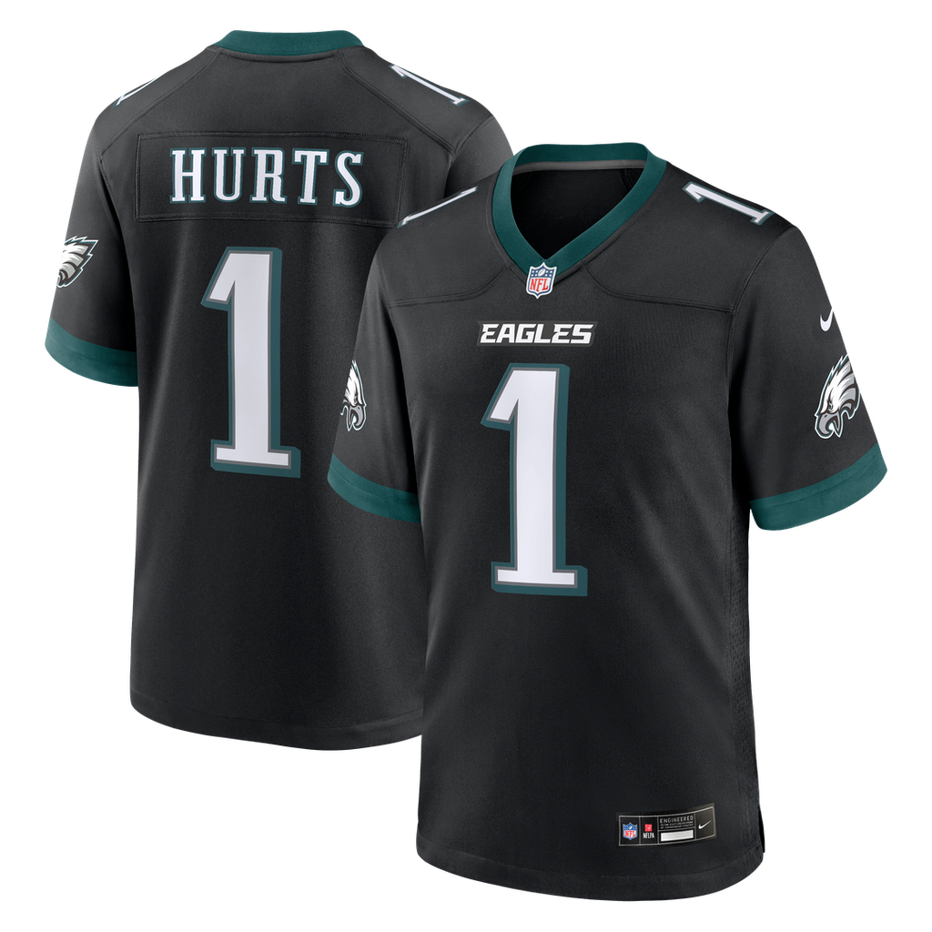 Philadelphia Eagles Jalen Hurts Nike Team Game Jersey - Midnight Green