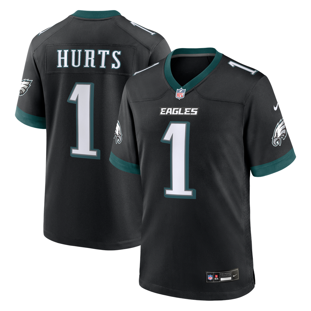Philadelphia Eagles Jalen Hurts Nike Team Game Jersey - Midnight Green