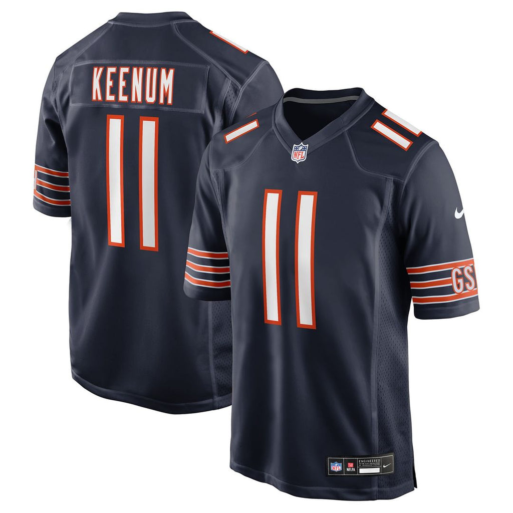 Chicago Bears Case Keenum Nike Team Game Jersey - Navy