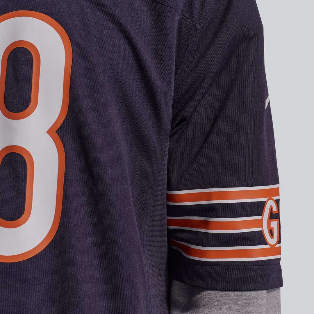Chicago Bears Caleb Williams Nike First Round Pick Player Game Jersey - White