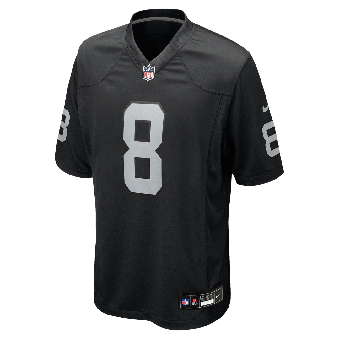 Las Vegas Raiders Kirk Cousins Nike Team Game Jersey - Black
