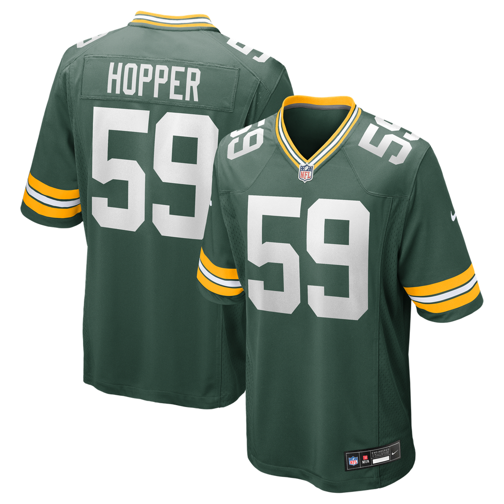 Green Bay Packers Ty'Ron Hopper Nike Game Jersey - Green