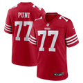 San Francisco 49ers Dominick Puni Nike Team Game Jersey - Scarlet