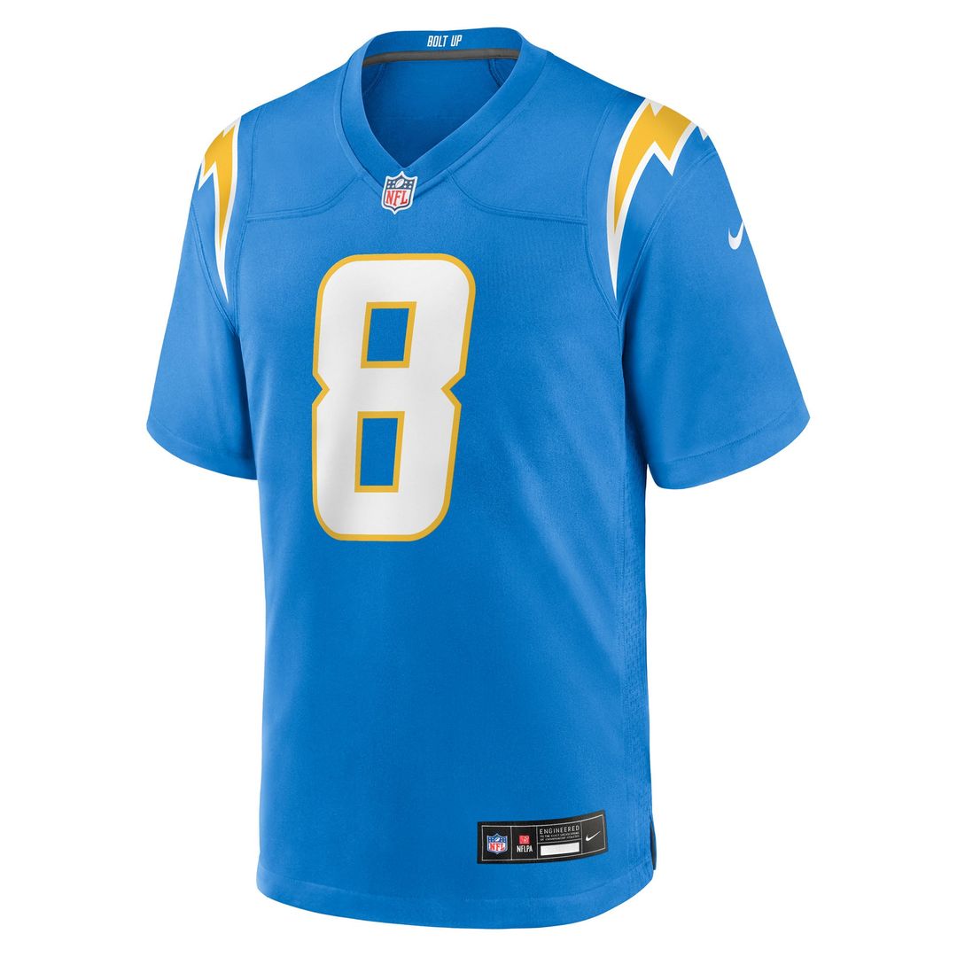 Los Angeles Chargers Omarion Hampton Nike Alternate Super Chargers Game Player Jersey - Navy