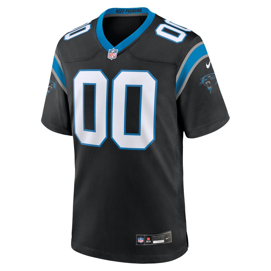 Carolina Panthers Nike Alternate Custom Game Jersey - Blue