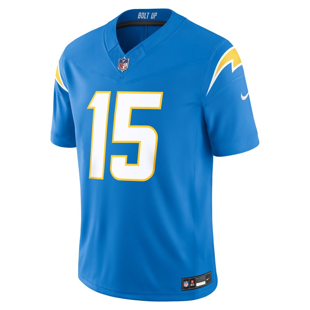 Los Angeles Chargers Ladd McConkey Nike Team Vapor F.U.S.E. Stitched Limited Jersey - Powder Blue