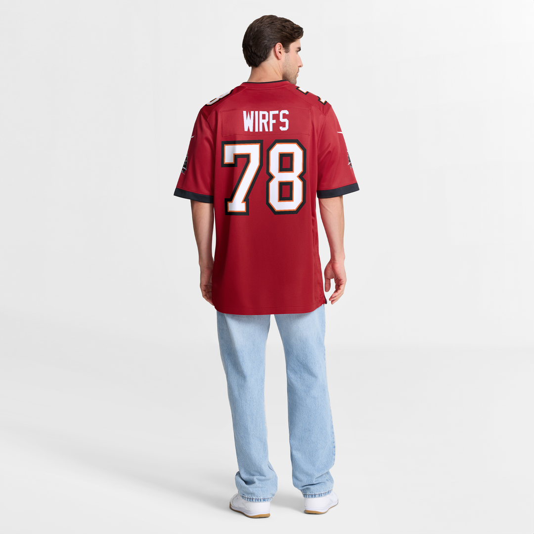 Tampa Bay Buccaneers Tristan Wirfs Nike Player Game Jersey - Red