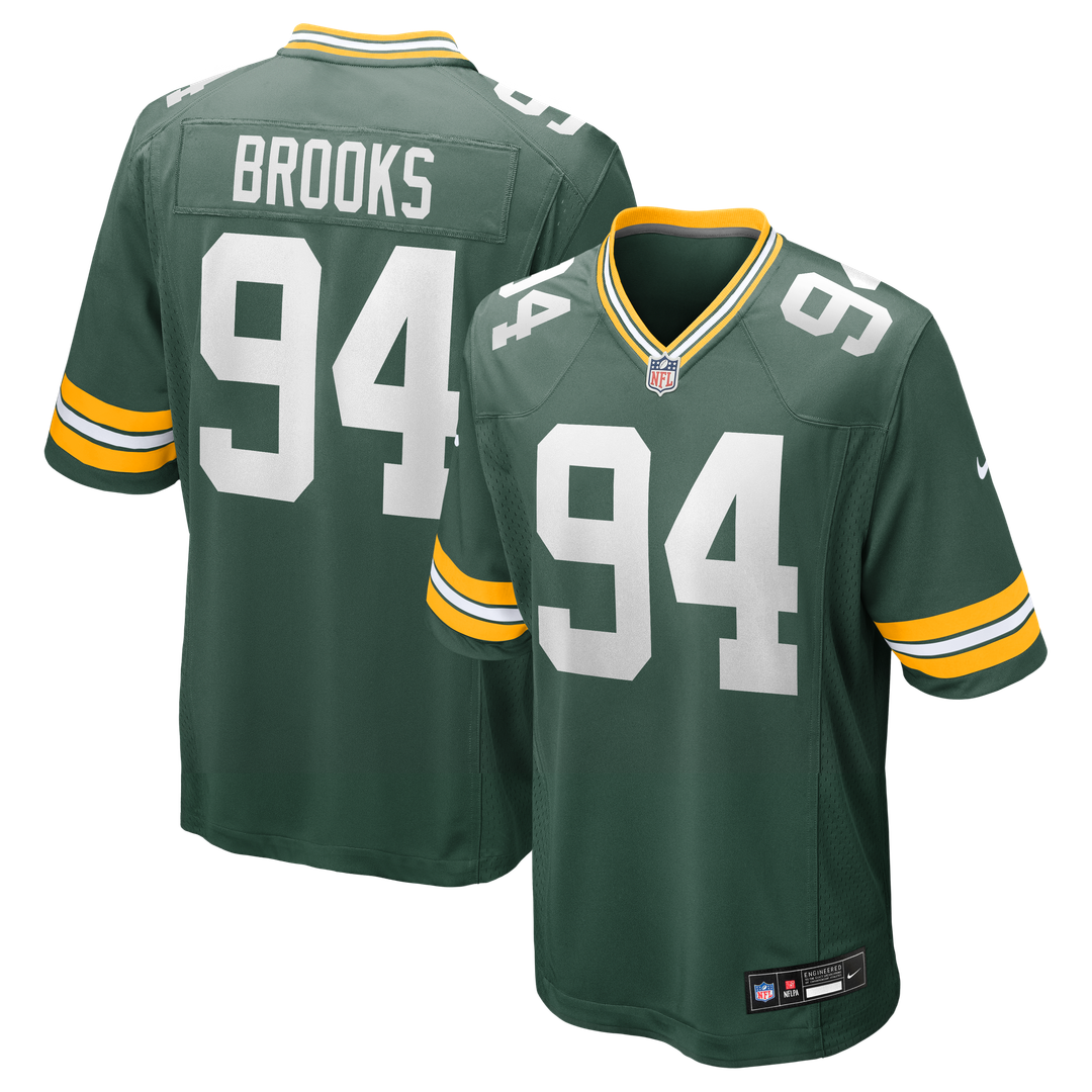 Green Bay Packers Karl Brooks Nike Game Jersey - Green