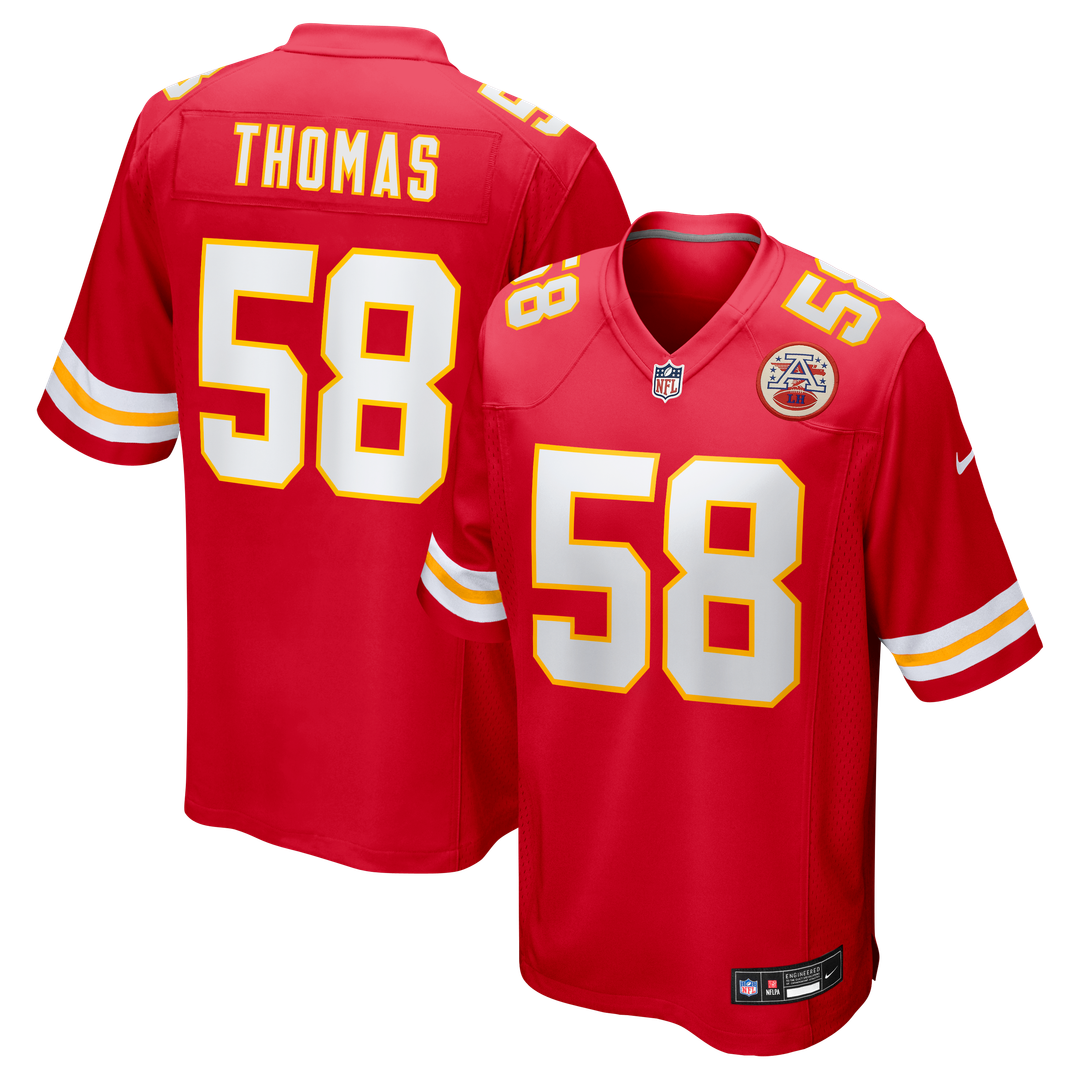 Kansas City Chiefs Derrick Thomas Nike Game Retired Player Jersey - Red