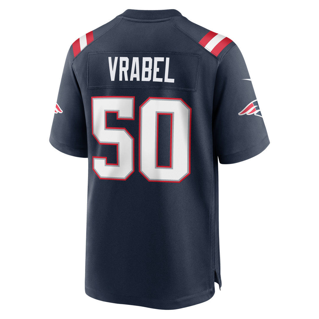New England Patriots Mike Vrabel Nike Retired Player Game Jersey - White