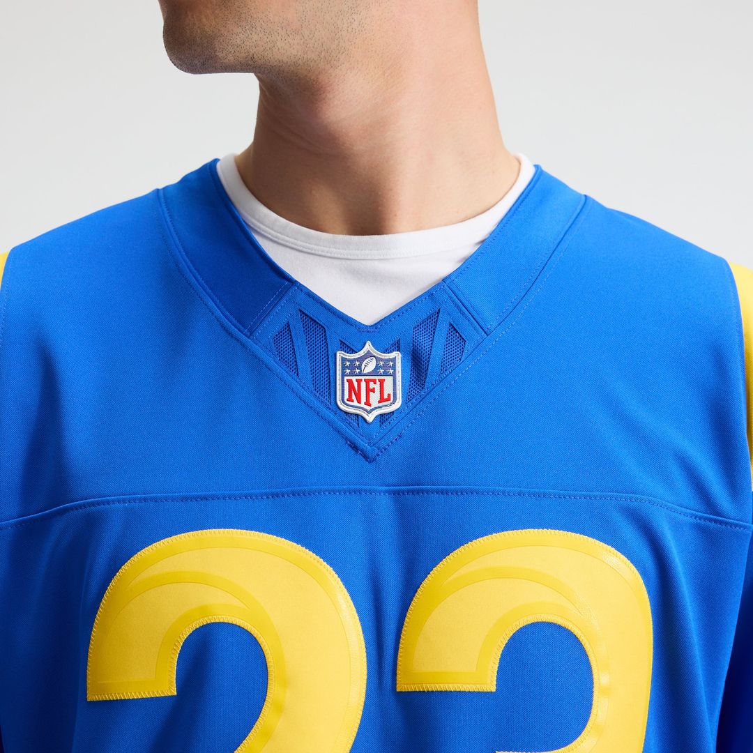 Los Angeles Rams Kyren Williams Nike Vapor F.U.S.E. Stitched Limited Jersey - White