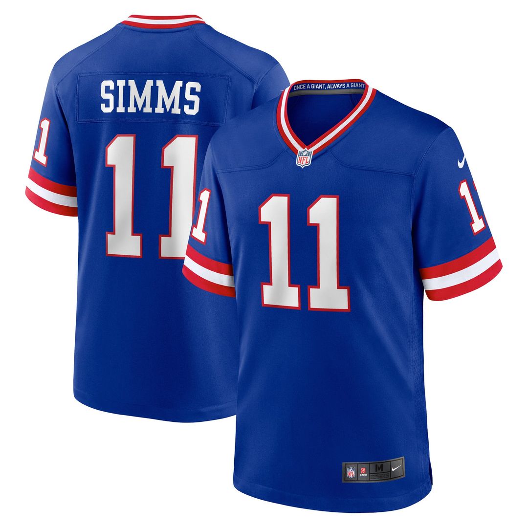 New York Giants Phil Simms Nike Retired Player Alternate Game Jersey - Royal