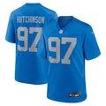 Detroit Lions Aidan Hutchinson Nike Alternate Game Jersey - Blue