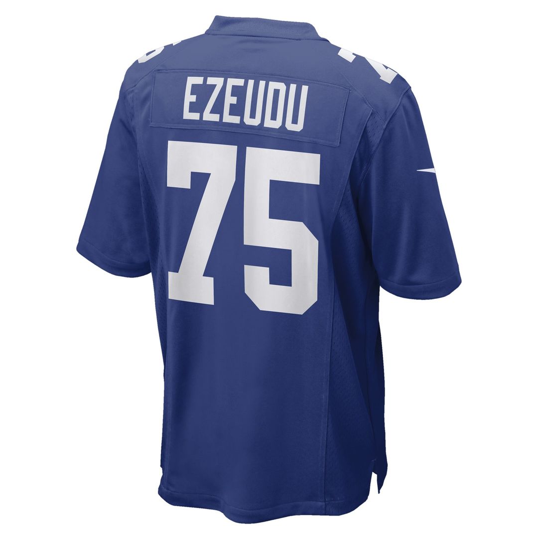 New York Giants Joshua Ezeudu Nike Game Player Jersey - Royal