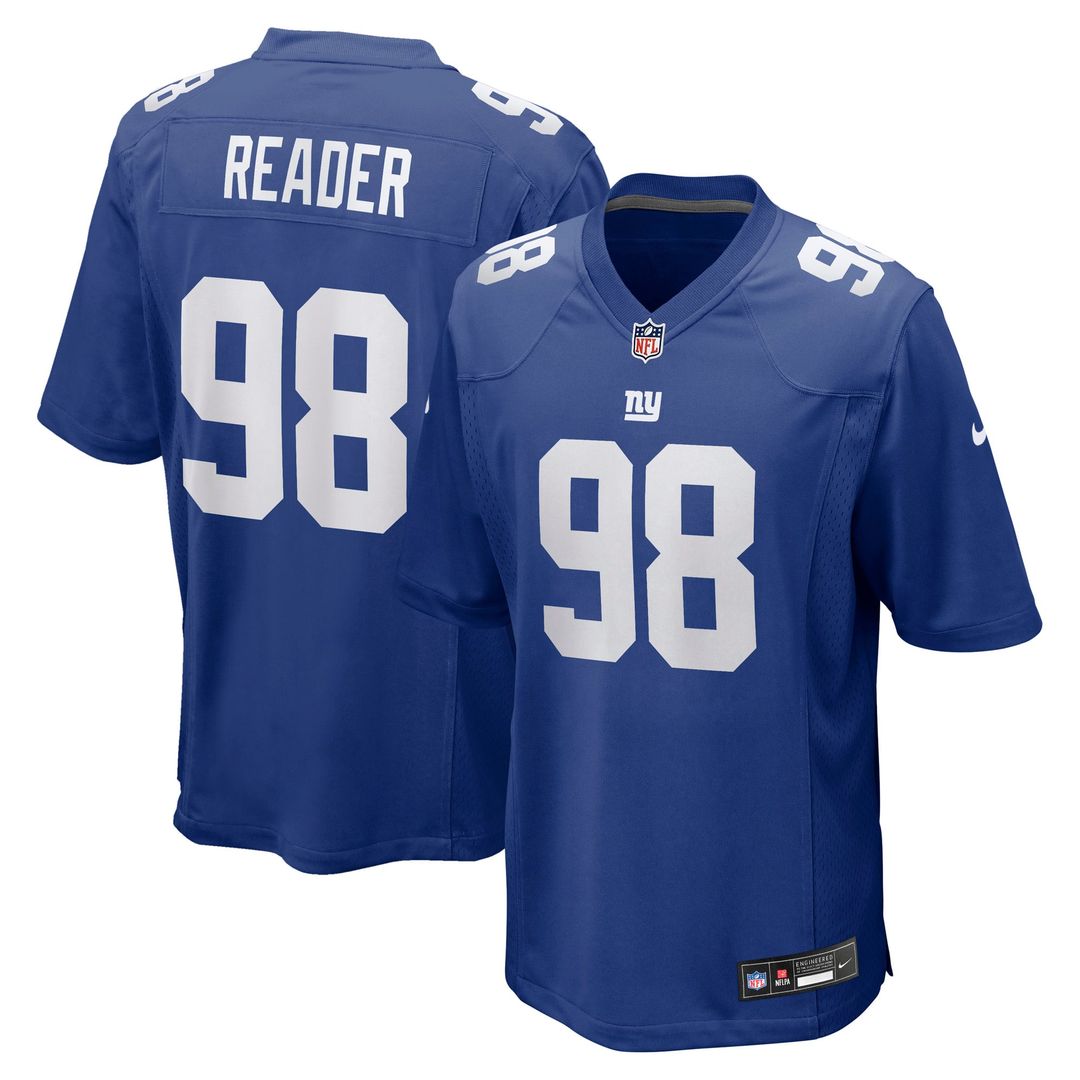 New York Giants D.J. Reader Nike Game Jersey - Royal