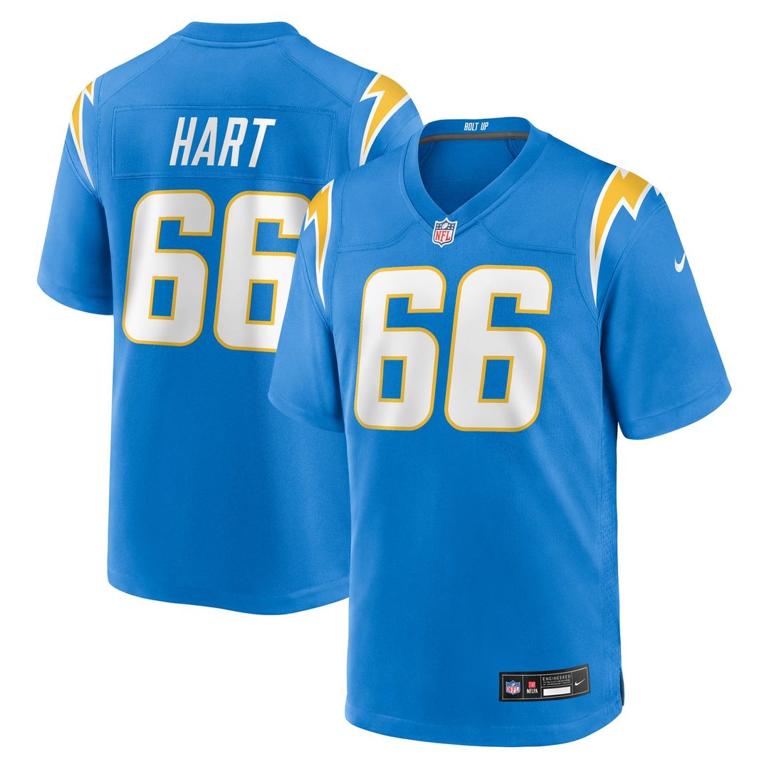 Los Angeles Chargers Bobby Hart Nike Team Game Jersey - Powder Blue