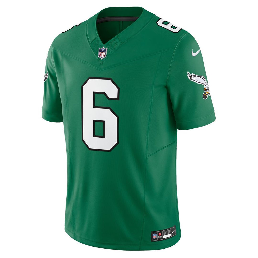 Philadelphia Eagles DeVonta Smith Nike Vapor F.U.S.E. Limited Jersey - Kelly Green