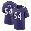 Baltimore Ravens Jovaughn Gwyn Nike Team Game Jersey - Purple