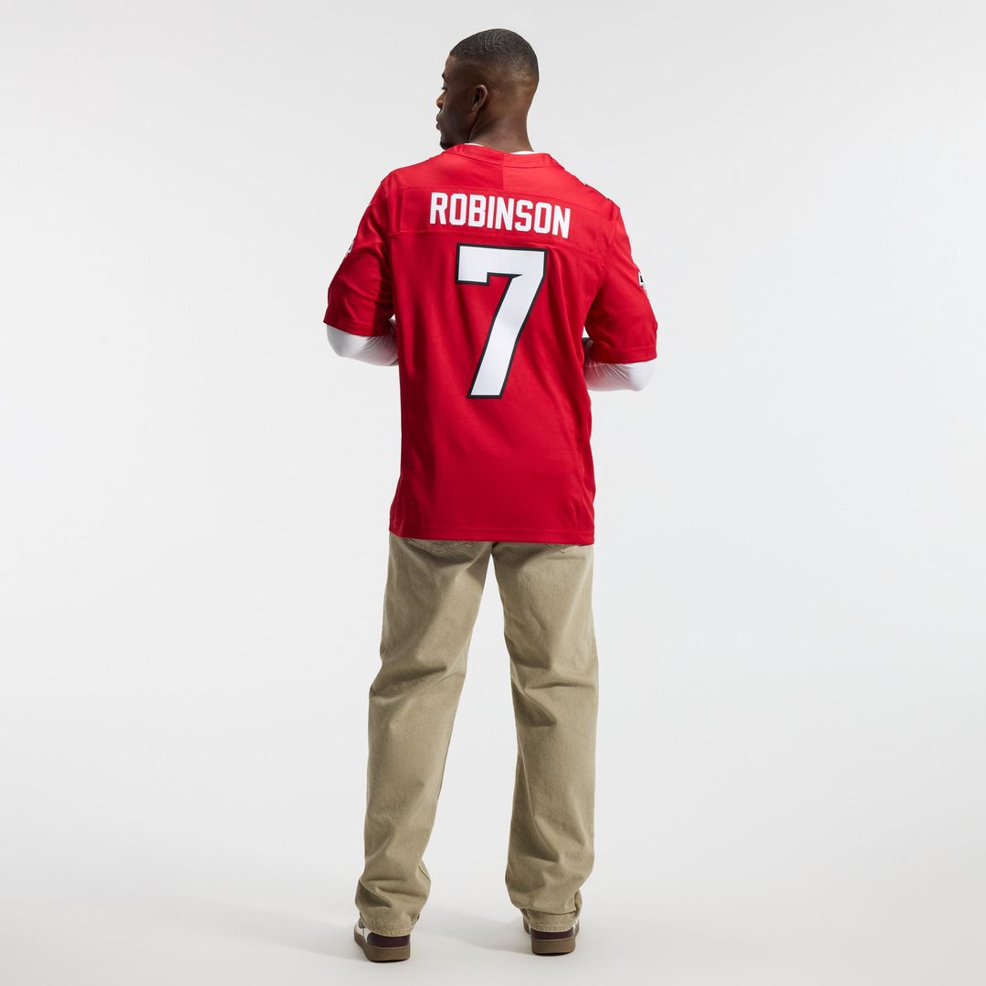 Atlanta Falcons Bijan Robinson Nike Alternate Throwback Vapor F.U.S.E. Stitched Limited Jersey - Black
