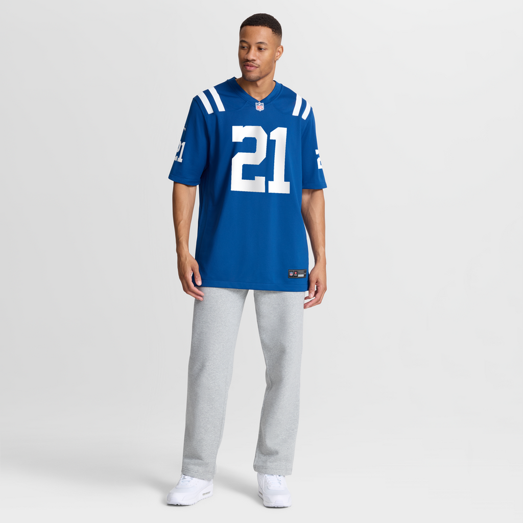 Indianapolis Colts DJ Giddens Nike Team Game Jersey - Royal