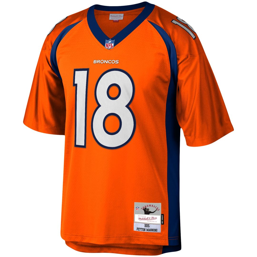 Denver Broncos Peyton Manning Mitchell & Ness Legacy Replica Jersey - Orange