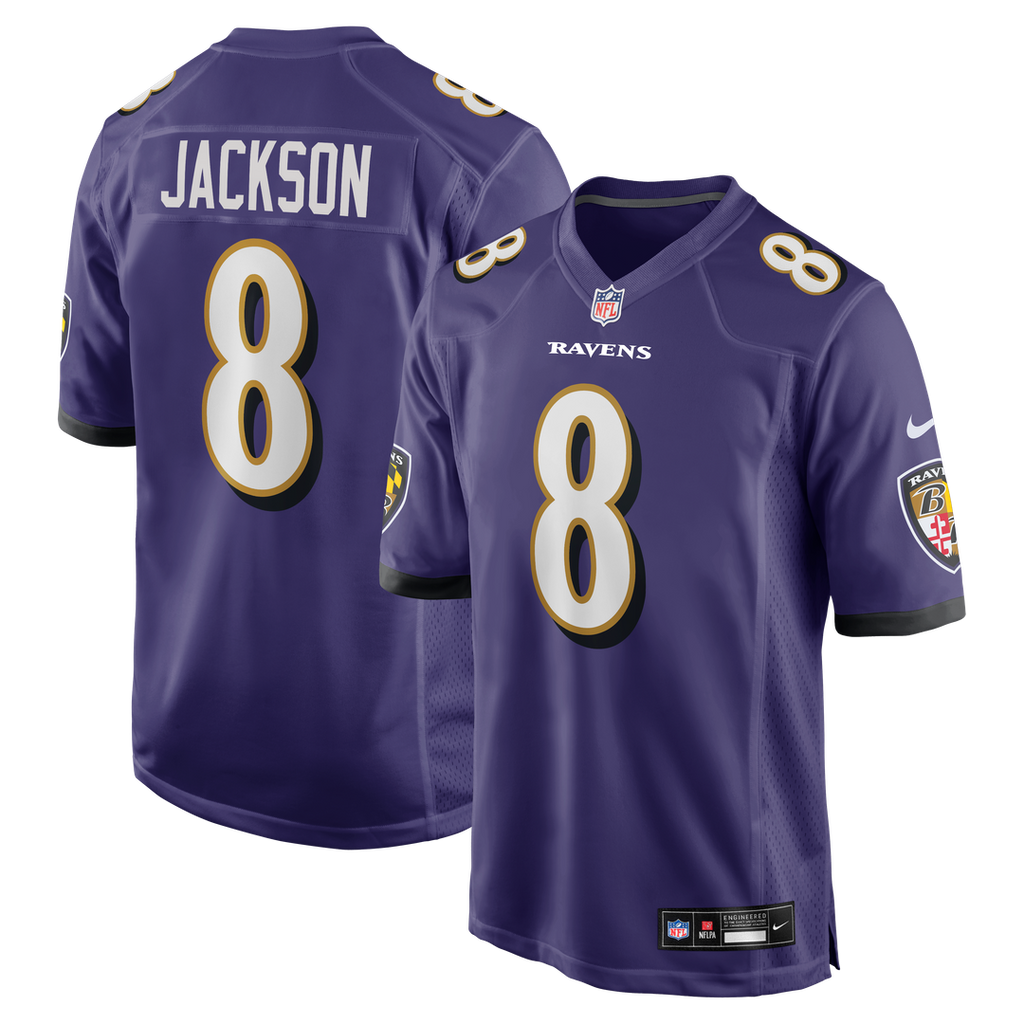 Baltimore Ravens Lamar Jackson Nike Game Jersey - Purple