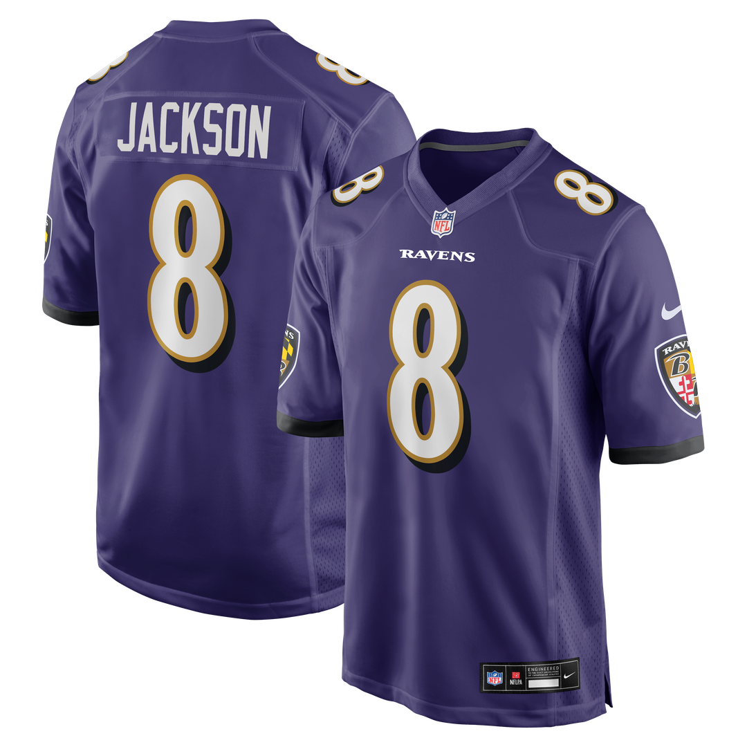 Baltimore Ravens Lamar Jackson Nike Game Jersey - Purple
