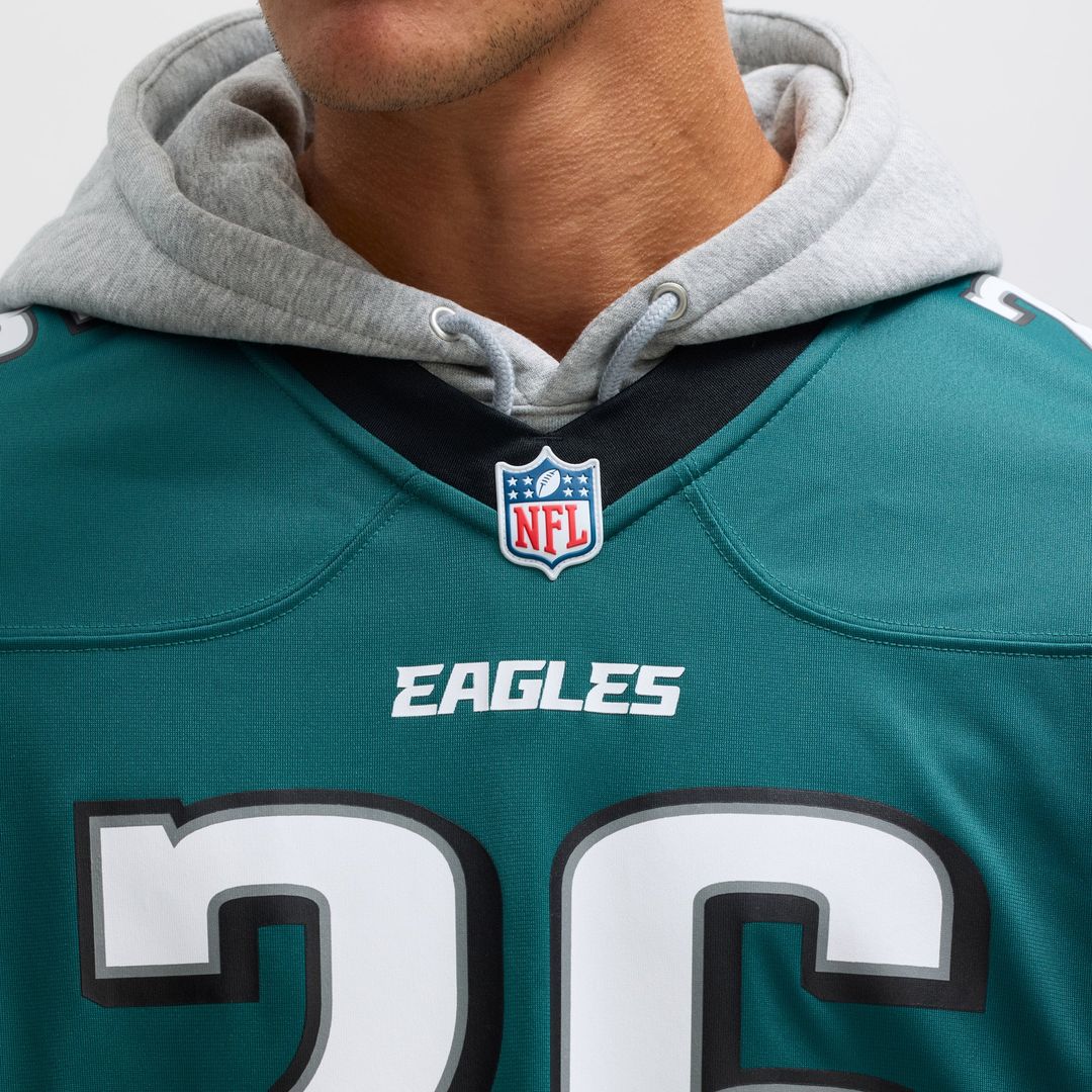Philadelphia Eagles Saquon Barkley Nike Game Player Jersey - Midnight Green