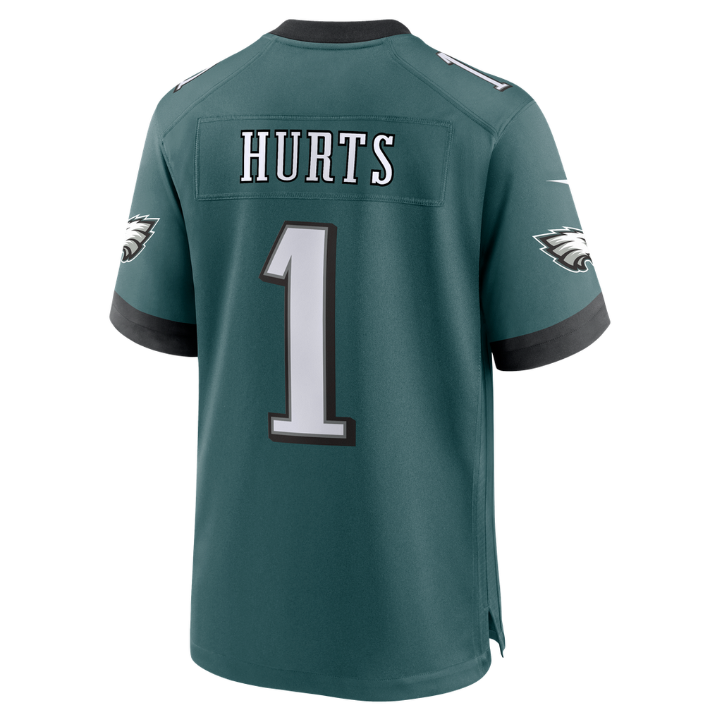Philadelphia Eagles Jalen Hurts Nike Team Game Jersey - Midnight Green