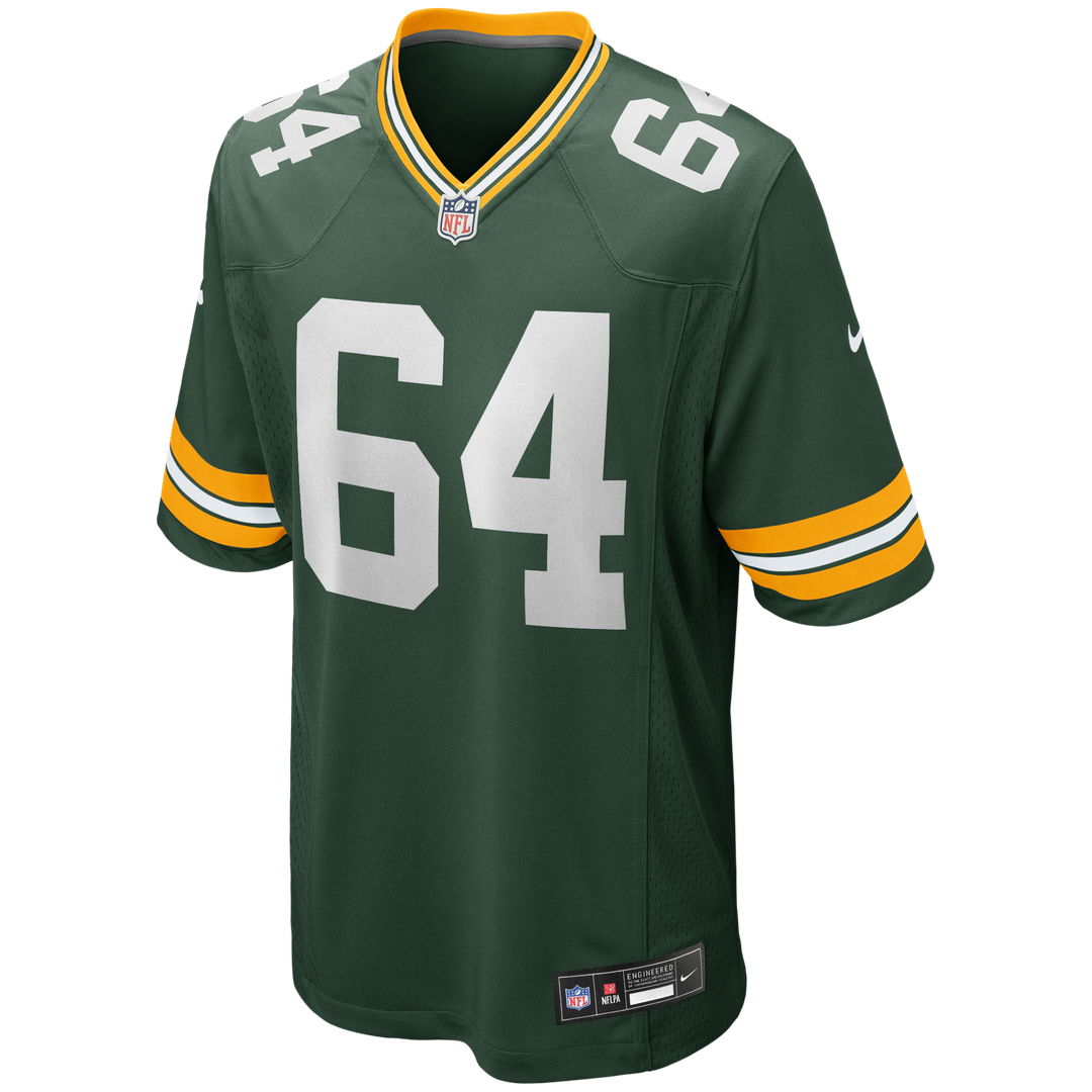 Green Bay Packers Jerry Kramer Nike Game Retired Player Jersey - Green