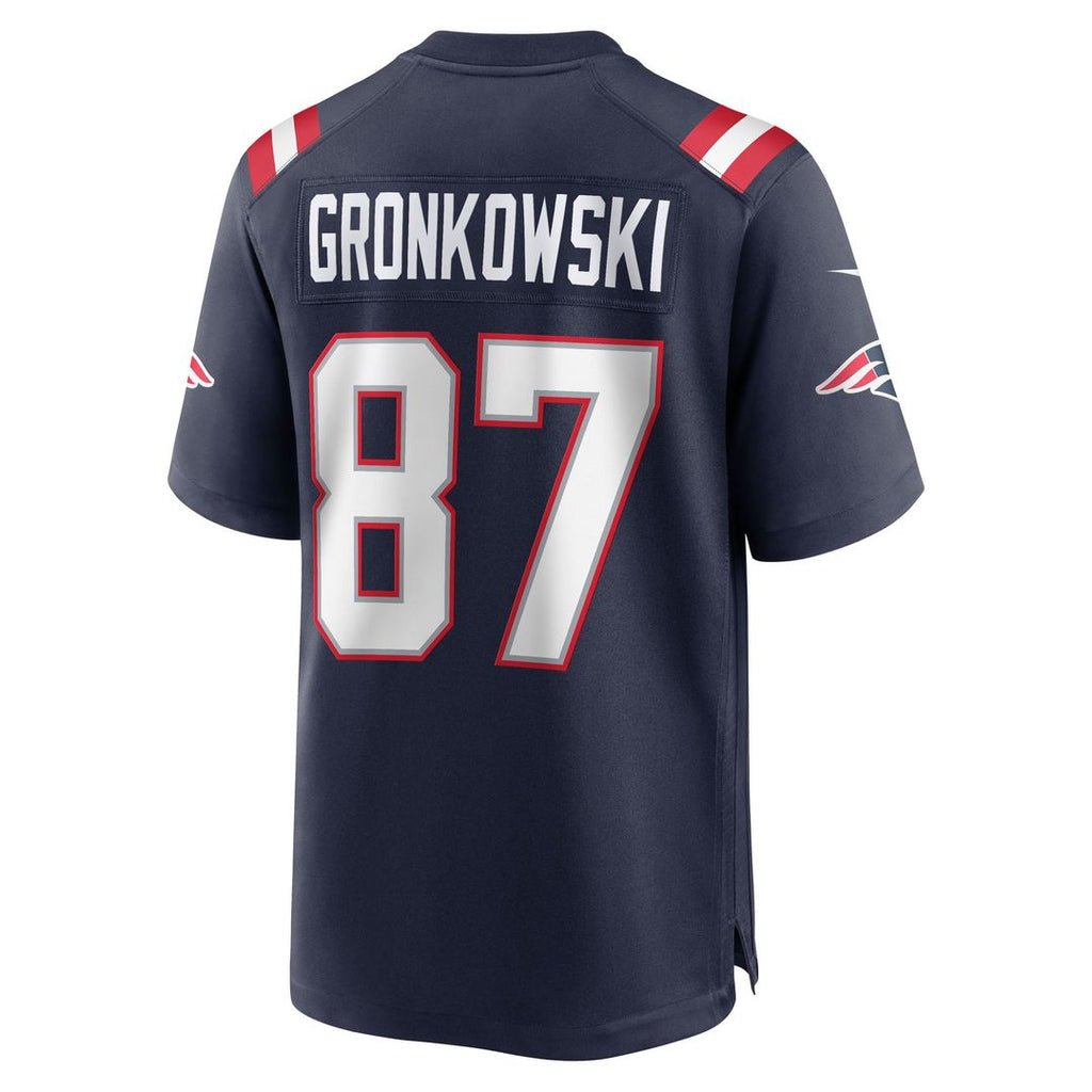New England Patriots Rob Gronkowski Nike Alternate Retired Player Game Jersey - Red