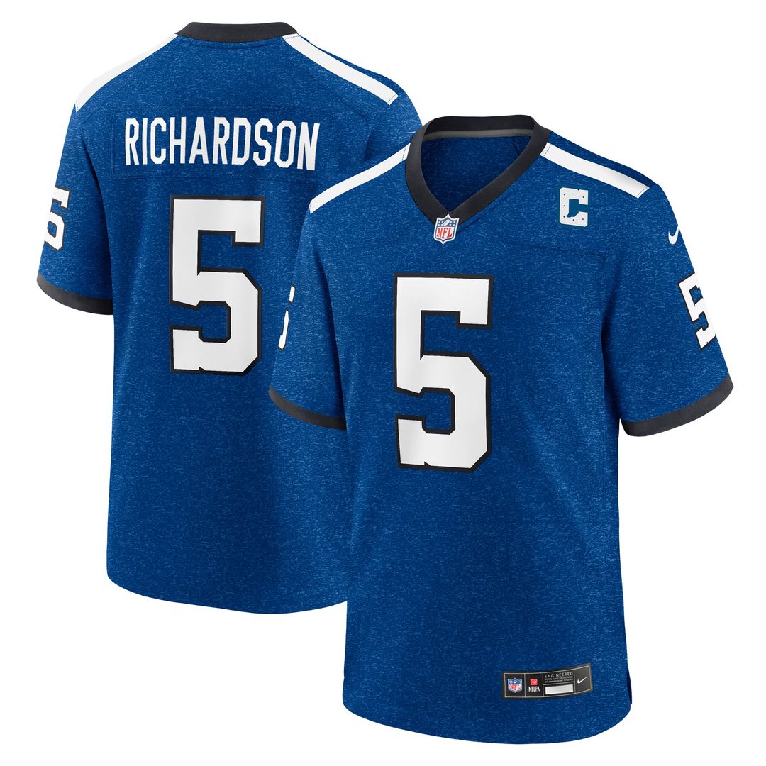 Indianapolis Colts Anthony Richardson Nike Indiana Nights Alternate Game Jersey - Royal