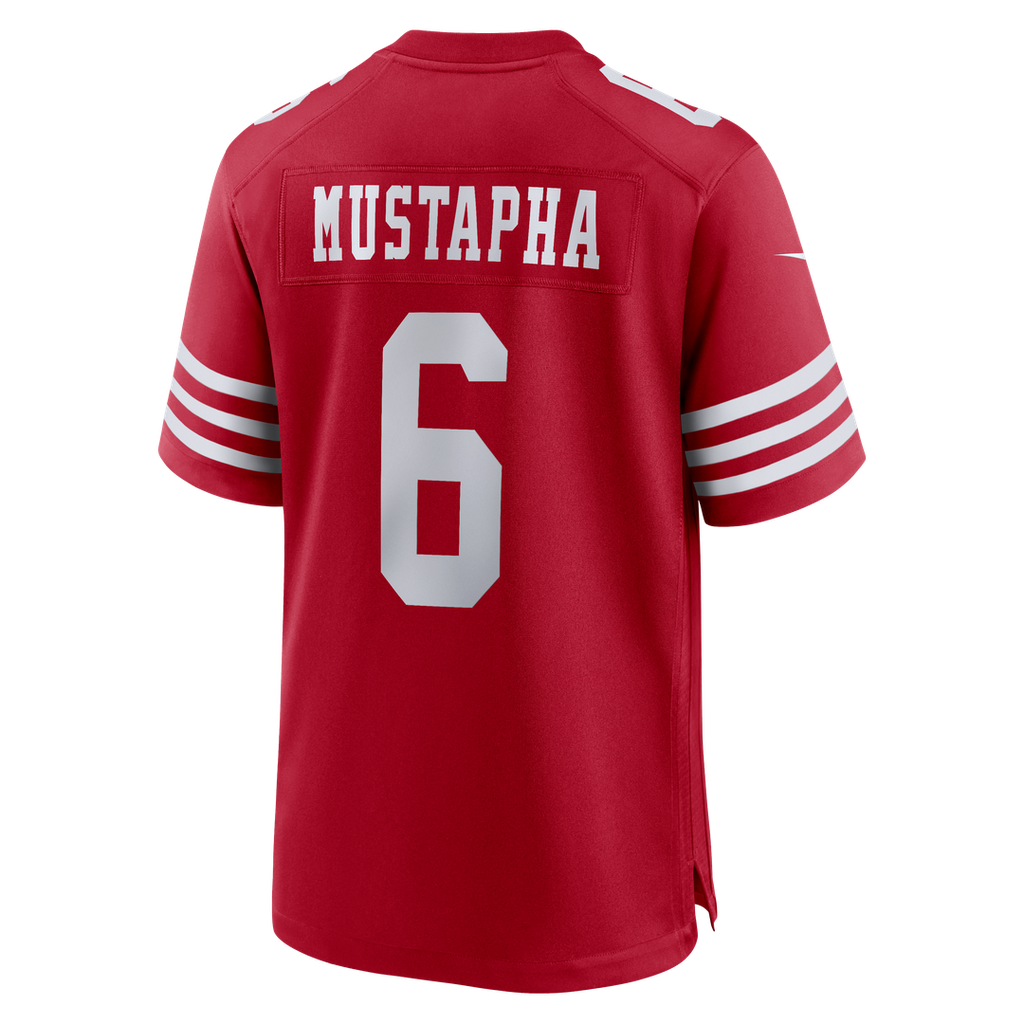 San Francisco 49ers Malik Mustapha Nike Game Jersey - Scarlet
