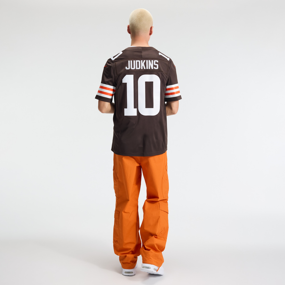 Cleveland Browns Quinshon Judkins Nike Team Vapor F.U.S.E. Stitched Limited Jersey - Brown