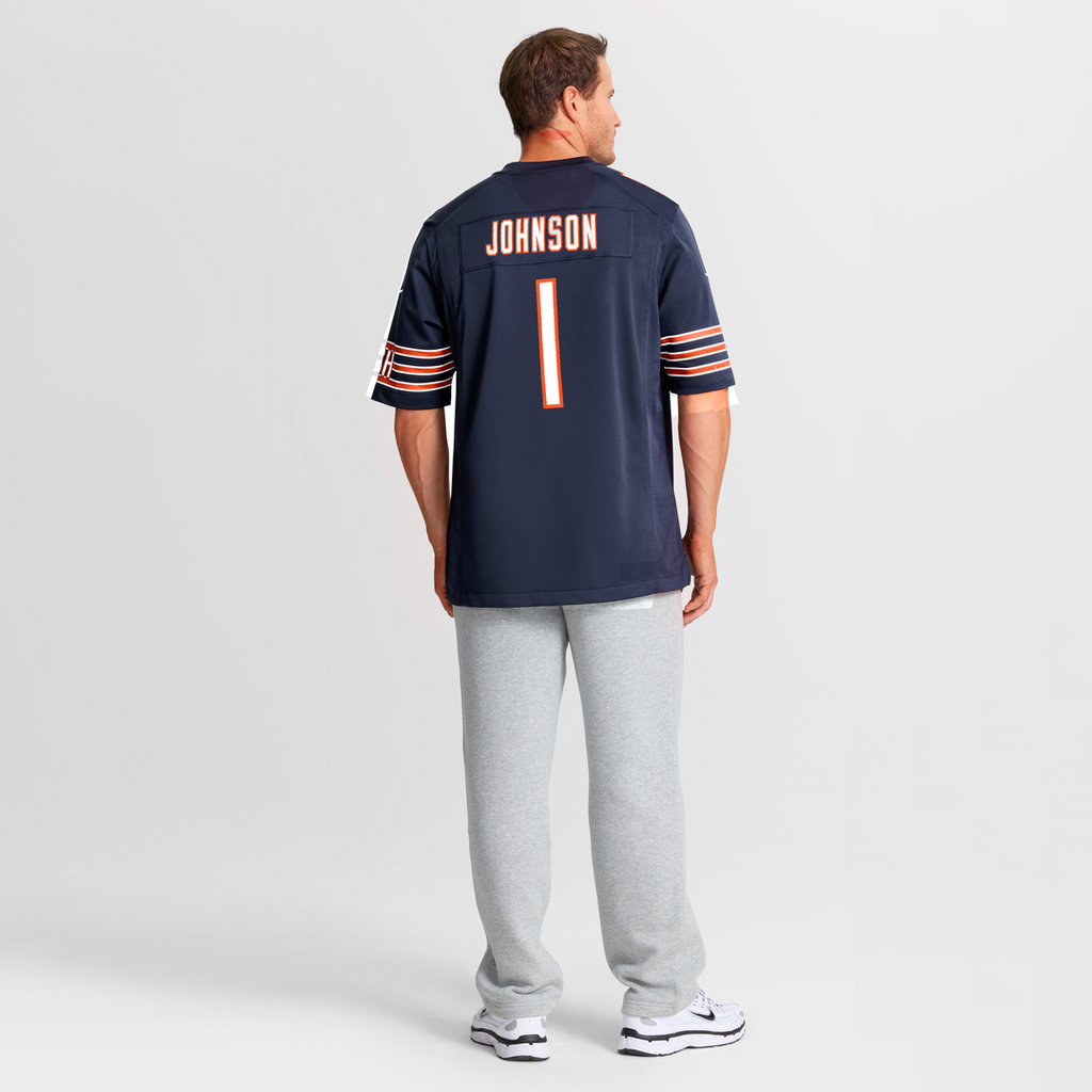 Chicago Bears Jaylon Johnson Nike Game Jersey - Navy